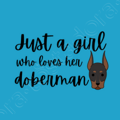 que es un doberman azul