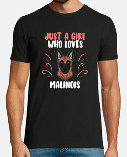 Just A Girl Who Loves Malinois Dog Gift