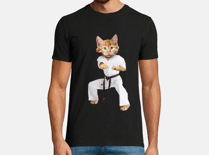 Karate cat shirt best sale