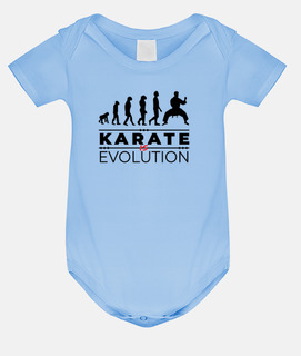 karate is evolution - humor message