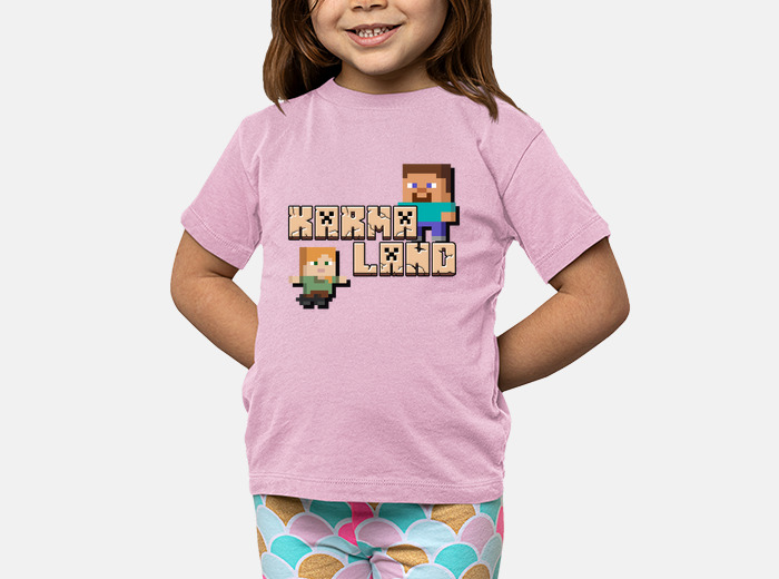 Camiseta ninos karmaland minecraft ni laTostadora