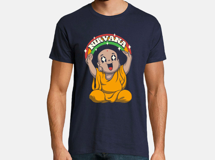 Nirvana t shirt man clearance