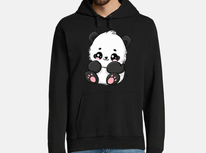 Kawaii panda hoodie tostadora