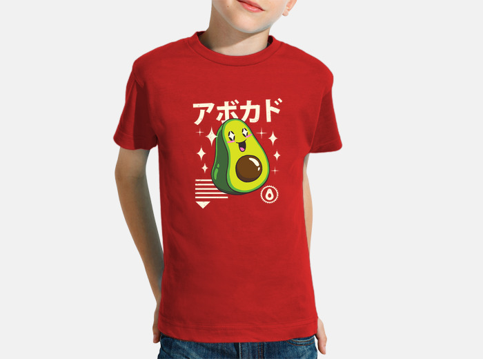 Camisetas ni os kawaii aguacate camisa laTostadora