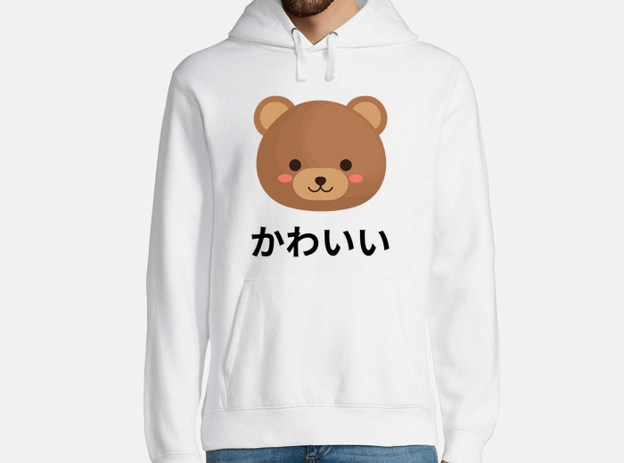 Anime store bear hoodie