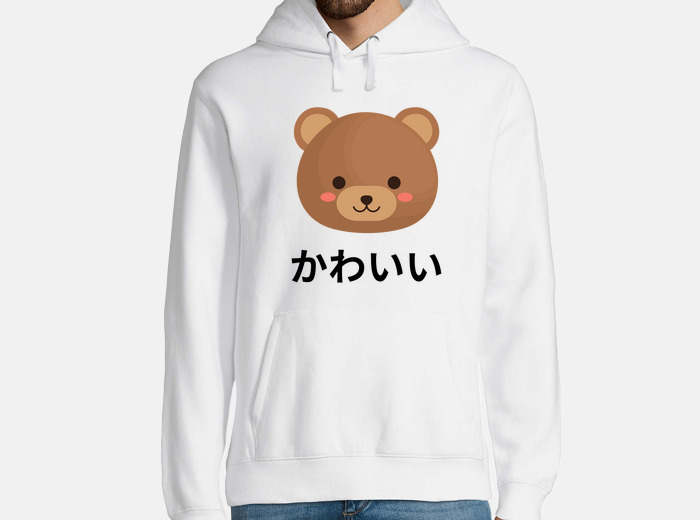 Anime bear outlet hoodie