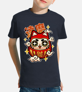 Kawaii neko Daruma - Traditional japan