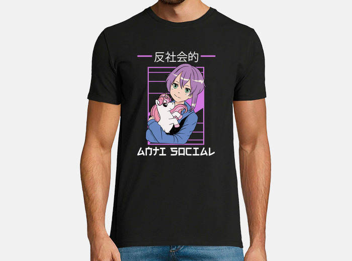 Kawaii Video Gamer Otaku Anti Social T Shirt Tostadora