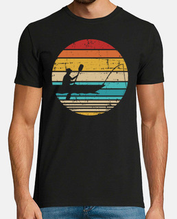 kayak pêche vintage rétro