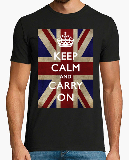 Keep calm and carry on t-shirt