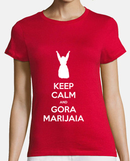 KEEP CALM and GORA MARIJAIA (rojo para neska)