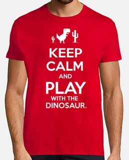 keep calm and jouer avec le dinosaure