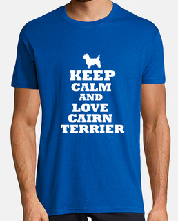 keep calm and l'amour cairn terrier