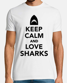 keep calm and love sharks