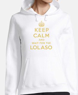 keep calm and oro felpa lolaso