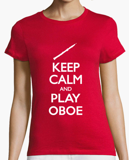 KEEP CALM AND PLAY OBOE UNISEX MENS WOMEN T SHIRT TEE