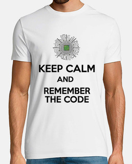 keep calm and remember the code