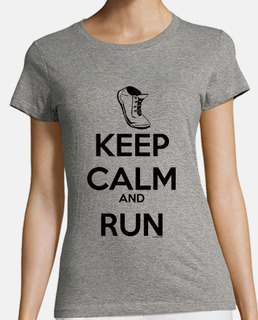 Keep Calm and Run Mujer