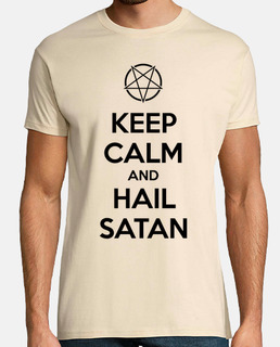 keep calm and salue satan v1 (noir)