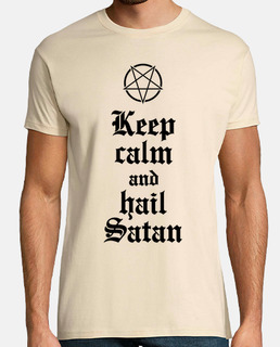 keep calm and salue satan v2 (noir)