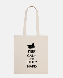 "Keep Calm and Study Hard" Negro