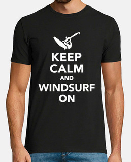 keep calm and surf on windsurfing