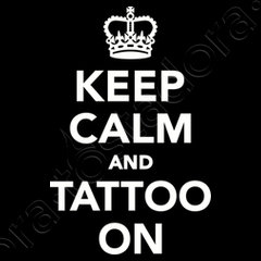 Keep calm and tattoo on t-shirt | tostadora