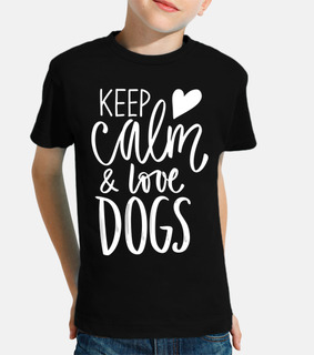 keep calma amoree dogs - bianco