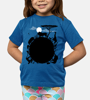 Kids, short sleeve, royal blue