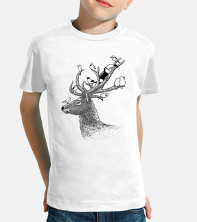 Kids, short sleeve, white