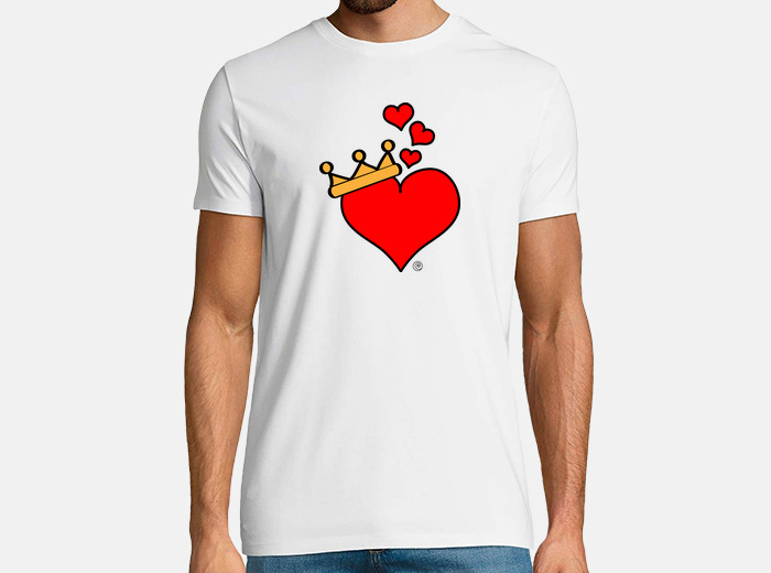 King and queen of hearts hot sale t shirts