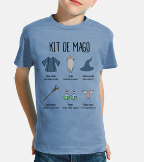 kit wizard - t-shirt figlio