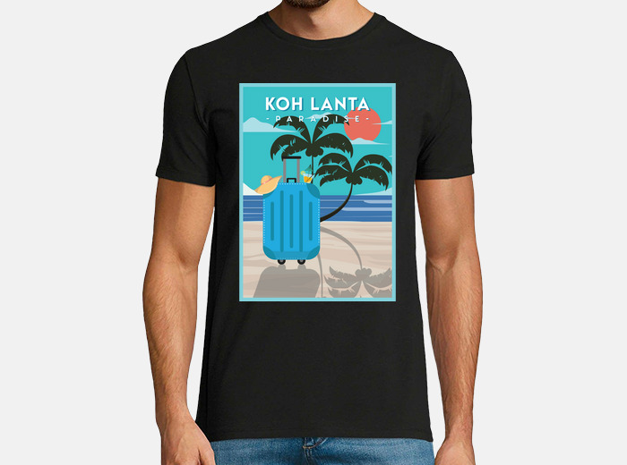 Koh lanta paradise t shirt tostadora