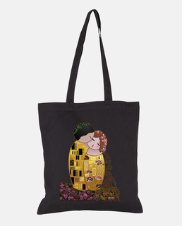 Kokeshi El Beso estilo Klimt