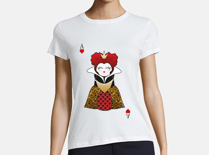 t shirt queen of hearts