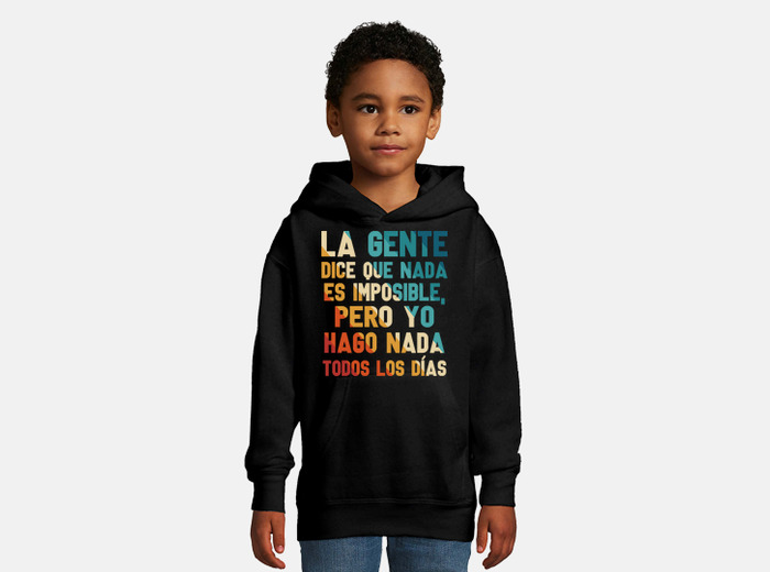 Sudadera para ni os con capucha la gente laTostadora