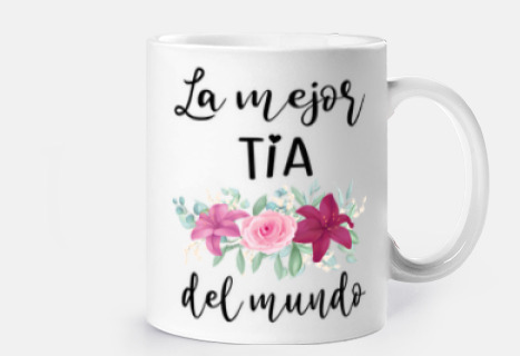 La mejor tia, floral b