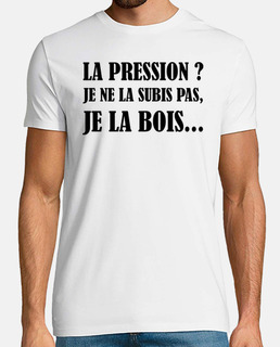 La pression je la subis pas, je la bois