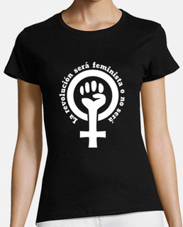 La revolución será feminista - símbolo (blanco)