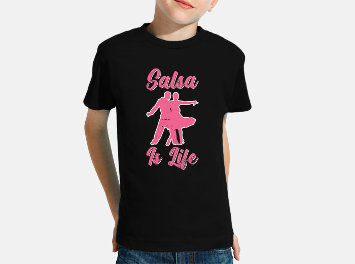 Camisetas niños la salsa es vida baile... | laTostadora Camisetas niños la salsa es vida baile... | laTostadora