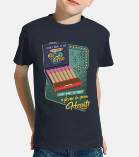 la sua una match t-shirt bambini