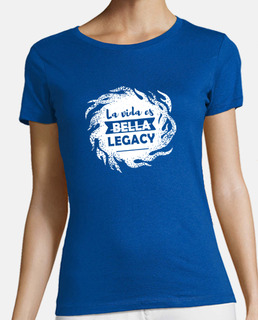 La Vida es legacy - mujer - azul
