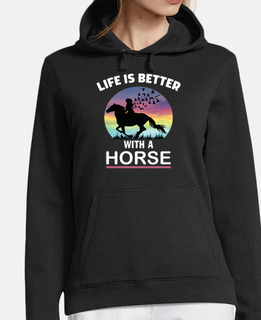la vida es mejor con un caballo amo el 