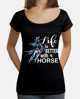 la vida es mejor con un caballo amo el 