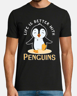 la vie est meilleure avec des pingouins