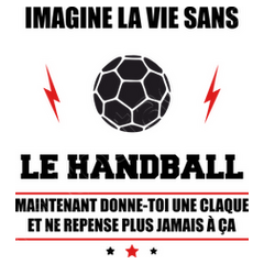 T-shirt La vie sans le handball,Tee shirt handball,cadeau handball