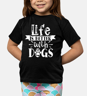 la vita delle t-shirt con dogs è better con i dogs