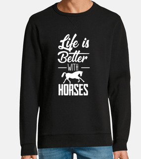 la vita è migliore con i cavalli