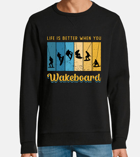 la vita è migliore quando fai wakeboard