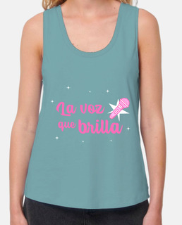 La voz que brilla - Camiseta de Arte Narrativo